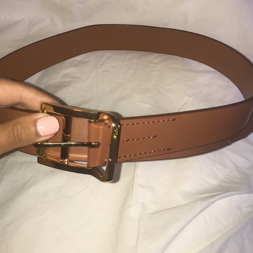 Ralph Lauren light brown and gold belt